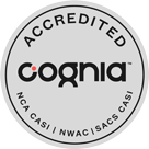 Cognia Accredited Logo: NCA CASI, NWAC, SACS CASI ACCREDITED, AdvancedED